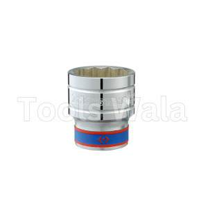 SOCKET 1/2" DR. 12PT CHROME KING TONY BRAND