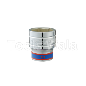 SOCKET 1/2" DR. 6PT CHROME KING TONY BRAND