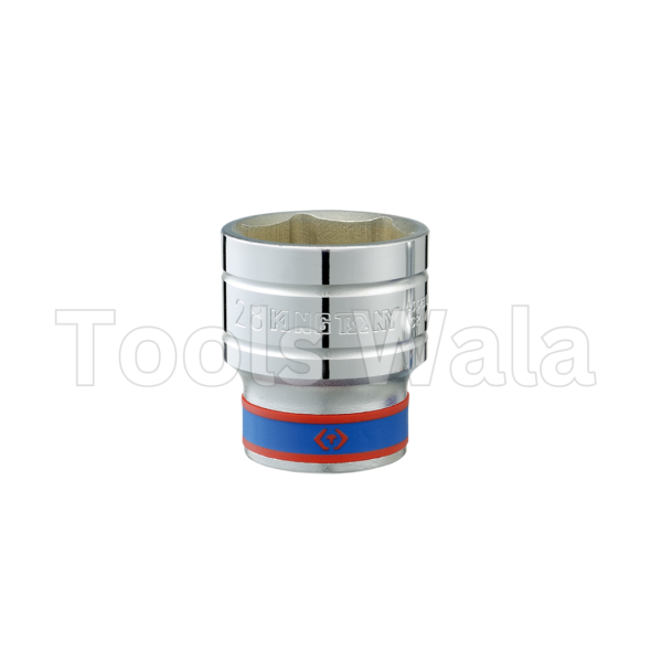 SOCKET 1/2" DR. 6PT CHROME KING TONY BRAND